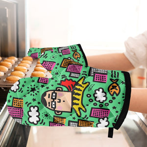 Oven glove(two pieces)