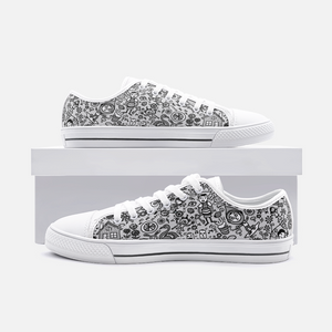 Good Time in Grey - Low Top Canvas Shoes