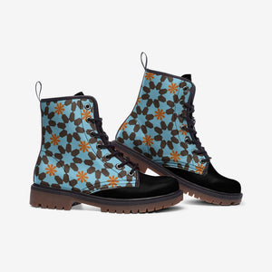 New York memories in Antique Blue -Casual Leather Lightweight boots MT