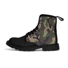 Load image into Gallery viewer, Camo -Women&#39;s Canvas Boots
