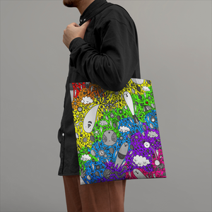 Dream in rainbow -Tote Bags