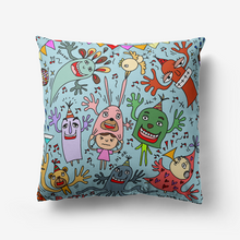 画像をギャラリービューアに読み込む, You are not alone in blue-Throw Pillow
