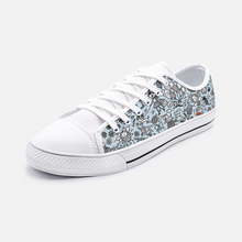 Load image into Gallery viewer, Good Time in Blue - Low Top Canvas Shoes
