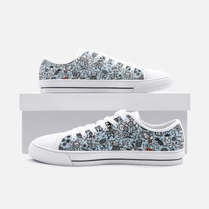 Good Time in Blue - Low Top Canvas Shoes