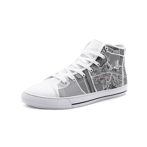 MAP -High Top Canvas Shoes