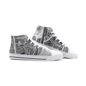 MAP -High Top Canvas Shoes