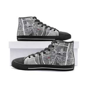 MAP -High Top Canvas Shoes