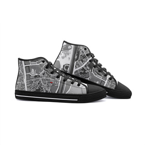 MAP -High Top Canvas Shoes