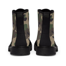 Load image into Gallery viewer, Camo -Women&#39;s Canvas Boots
