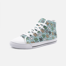 Load image into Gallery viewer, Happie in Blue -High Top Canvas Shoes
