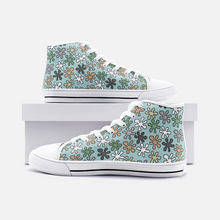 Load image into Gallery viewer, Happie in Blue -High Top Canvas Shoes
