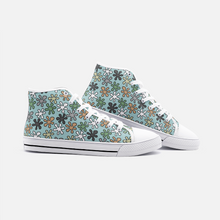 Load image into Gallery viewer, Happie in Blue -High Top Canvas Shoes
