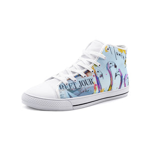 Bom Bom Bosa2 Unisex High Top Canvas Shoes