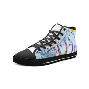 Bom Bom Bosa2 Unisex High Top Canvas Shoes