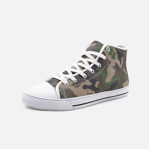 Camo -High Top Canvas Shoes