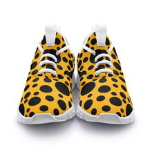 画像をギャラリービューアに読み込む, Yellow with Black dots -Unisex Lightweight Sneaker City Runner
