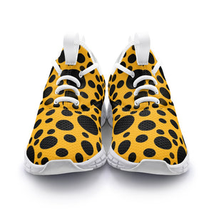 Yellow with Black dots -Unisex Lightweight Sneaker City Runner