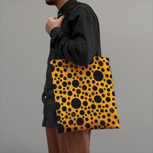 Load image into Gallery viewer, Yellow with black dots - Tote Bags
