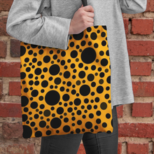 画像をギャラリービューアに読み込む, Yellow with black dots - Tote Bags
