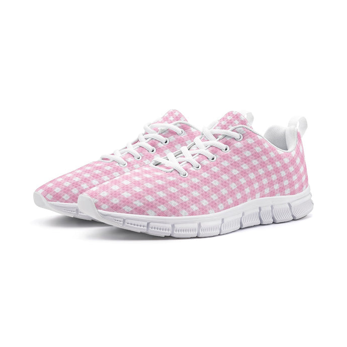 Pink checker -Athletic Sneakers