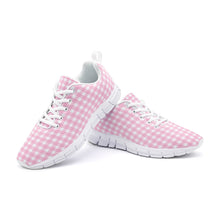 Load image into Gallery viewer, Pink checker -Athletic Sneakers
