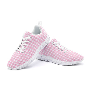 Pink checker -Athletic Sneakers