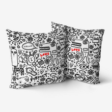 画像をギャラリービューアに読み込む, Everything is Perfect white- Throw Pillow
