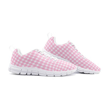 Load image into Gallery viewer, Pink checker -Athletic Sneakers
