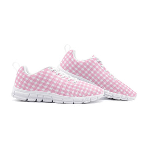 Pink checker -Athletic Sneakers