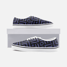 Load image into Gallery viewer, Square Chevron Shark skin -Low Cut Loafer Shoes
