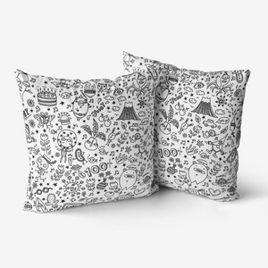 100%- Throw Pillow