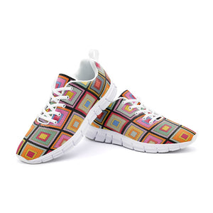 Colorful square - Athletic Sneakers