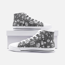 Load image into Gallery viewer, Friends on the Earth -High Top Canvas Shoes
