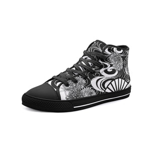 NeoJApan -Unisex High Top Canvas Shoes