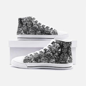 Black Diamond -Unisex High Top Canvas Shoes