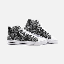 Load image into Gallery viewer, Black Diamond -Unisex High Top Canvas Shoes
