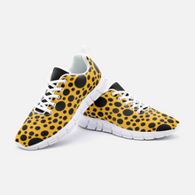 Load image into Gallery viewer, Yellow with Black dots -Athletic Sneakers
