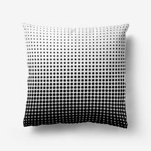 画像をギャラリービューアに読み込む, White with black dots-Throw Pillow
