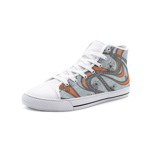 'U' High Top Canvas Shoes