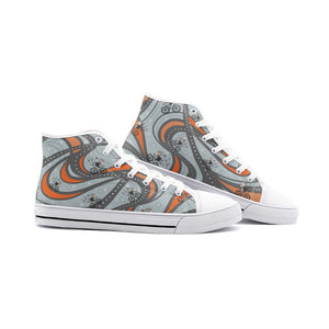 'U' High Top Canvas Shoes