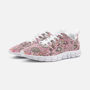 Unknown World in Pink -Athletic Sneakers