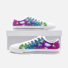 Load image into Gallery viewer, Dream in Rainbow -Low Top Canvas Shoes
