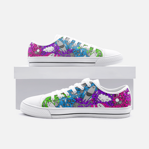 Dream in Rainbow -Low Top Canvas Shoes