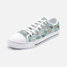 Load image into Gallery viewer, Happie in Blue - Low Top Canvas Shoes
