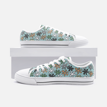 Load image into Gallery viewer, Happie in Blue - Low Top Canvas Shoes
