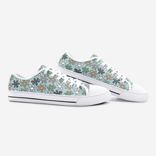 Load image into Gallery viewer, Happie in Blue - Low Top Canvas Shoes
