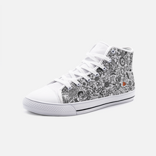 Load image into Gallery viewer, Good Time in Grey -High Top Canvas Shoes
