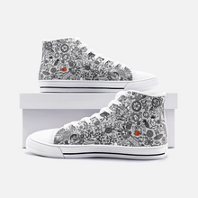 Load image into Gallery viewer, Good Time in Grey -High Top Canvas Shoes
