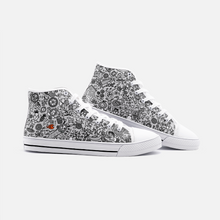 Load image into Gallery viewer, Good Time in Grey -High Top Canvas Shoes
