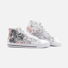 Load image into Gallery viewer, Yozakura White (Special Edition) -High Top Canvas Shoes
